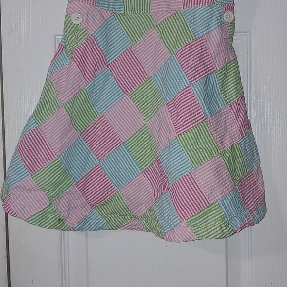 Vintage Gymboree Girls 12-18m Tennis Match Dress Seersucker - Picture 2 of 6